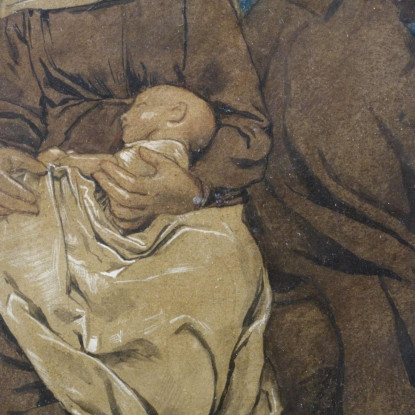 Il Riposo Durante La Fuga In Egitto Hans Thoma hth80 quadro stampato su tela