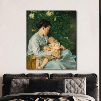 Sotto Il Sambuco Hans Thoma hth85 quadro stampato su tela