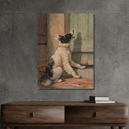 In Attesa Henriëtte Ronner-Knip hrk32 quadro stampato su tela