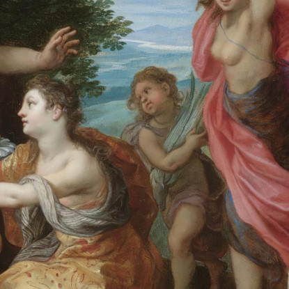 Un Baccanale Con Cerere Bacco E Venere Jan Brueghel the Younger jby1 quadro stampato su tela