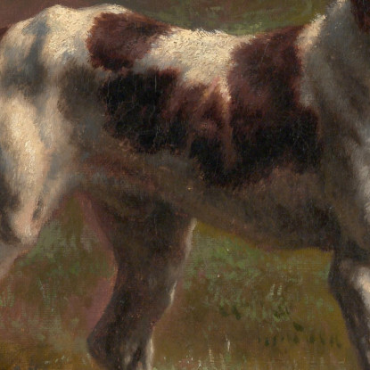 Un Cane Da Caccia Limier Briquet Rosa Bonheur rbn3 quadro stampato su tela