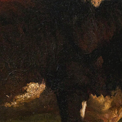 Il Re Della Mandria Rosa Bonheur rbn22 quadro stampato su tela