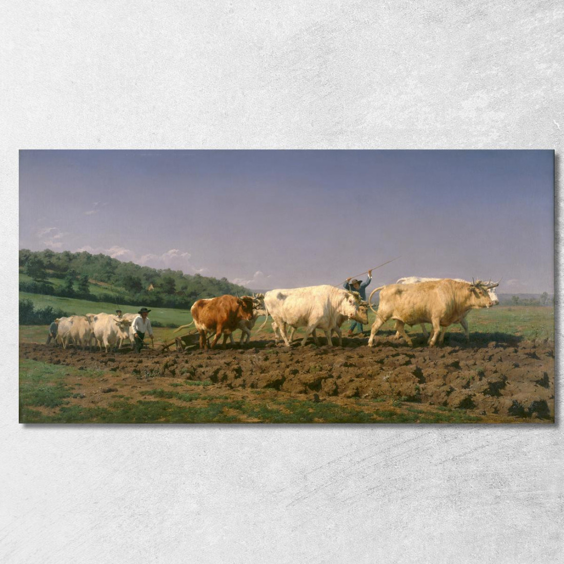 Aratura A Nevers Rosa Bonheur rbn34 quadro stampato su tela Aratura A Nevers Rosa Bonheur rbn34 quadro stampato su tela