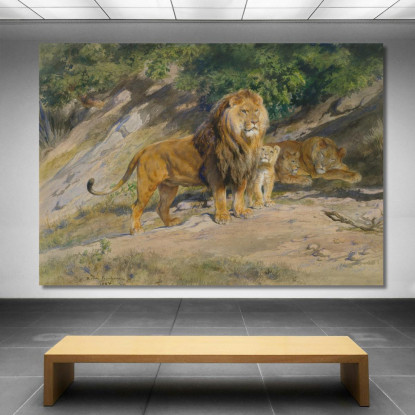 Il Re Osserva Rosa Bonheur rbn48 quadro stampato su tela