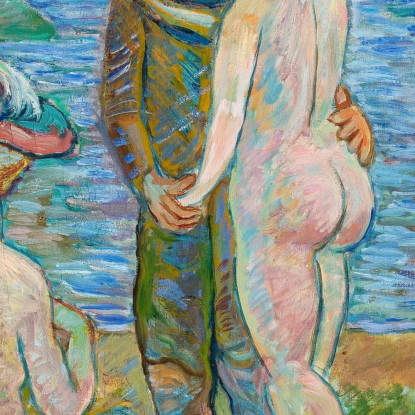 Banchetto 2 Zygmunt Waliszewski zwl2 quadro stampato su tela