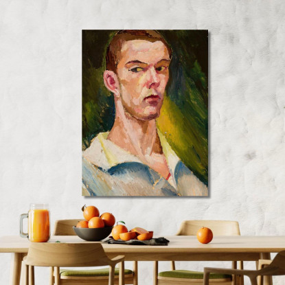 Autoritratto Cubista Zygmunt Waliszewski zwl10 quadro stampato su tela