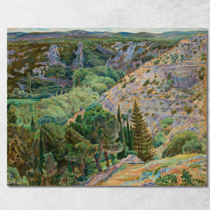 Paesaggio Da Angles Zygmunt Waliszewski zwl23 quadro stampato su tela