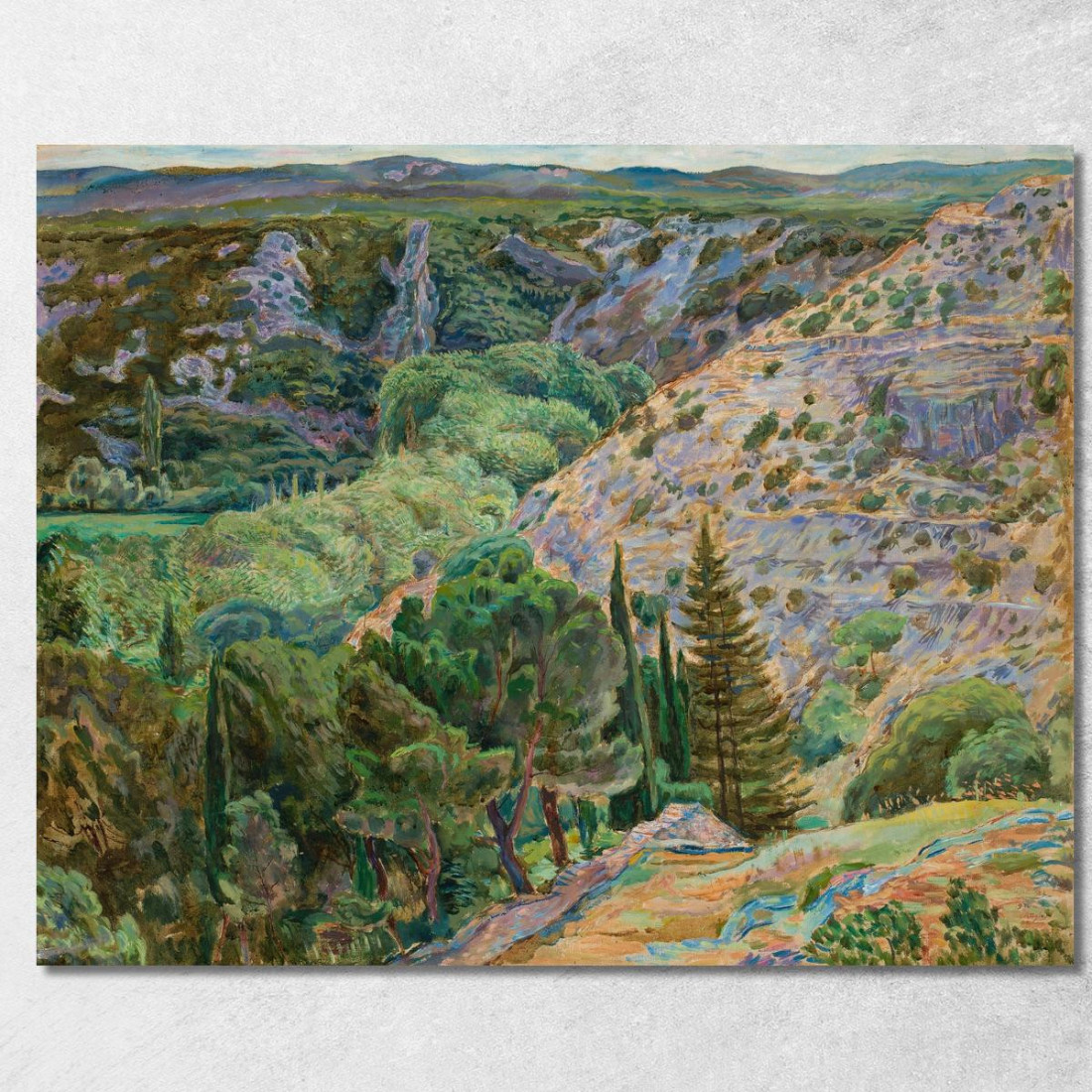 Paesaggio Da Angles Zygmunt Waliszewski zwl23 quadro stampato su tela Paesaggio Da Angles Zygmunt Waliszewski zwl23 quadro stampato su tela