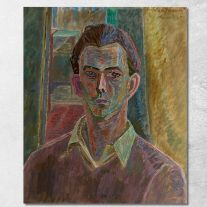 Autoritratto 2 Zygmunt Waliszewski zwl39 quadro stampato su tela