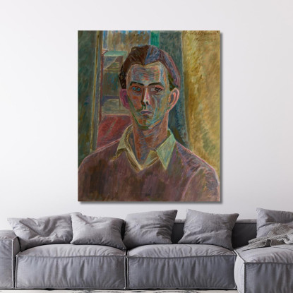 Autoritratto 2 Zygmunt Waliszewski zwl39 quadro stampato su tela