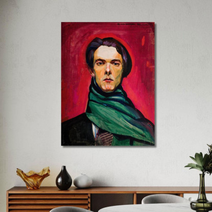 Autoritratto 3 Zygmunt Waliszewski zwl40 quadro stampato su tela