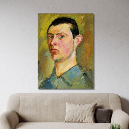 Autoritratto Zygmunt Waliszewski zwl42 quadro stampato su tela