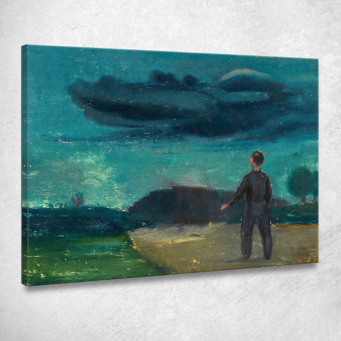 Uomo E Donna Karl Wiener kwn328 quadro stampato su tela Uomo E Donna Karl Wiener kwn328 quadro stampato su tela