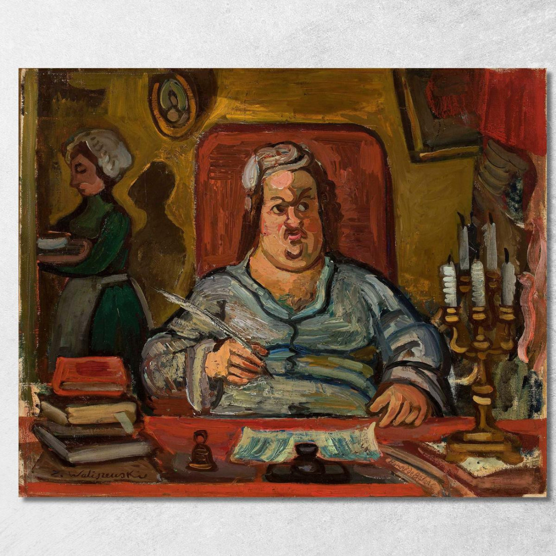 Nudo Viola Zygmunt Waliszewski zwl56 quadro stampato su tela Nudo Viola Zygmunt Waliszewski zwl56 quadro stampato su tela