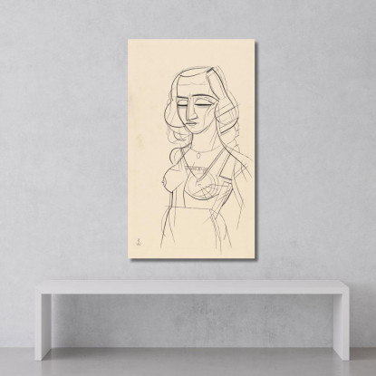 Melanconia Ii Karl Wiener kwn336 quadro stampato su tela