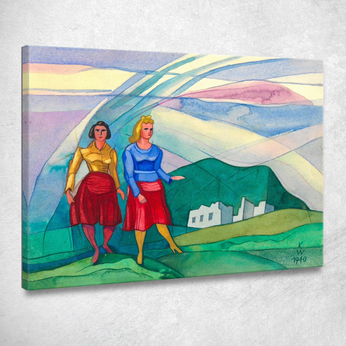 Senza Titolo Da I 150 Fogli Ix Karl Wiener kwn454 quadro stampato su tela Senza Titolo Da I 150 Fogli Ix Karl Wiener kwn454 quadro stampato su tela