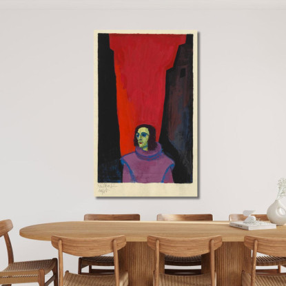 Senza Titolo Ii 2 Karl Wiener kwn537 quadro stampato su tela