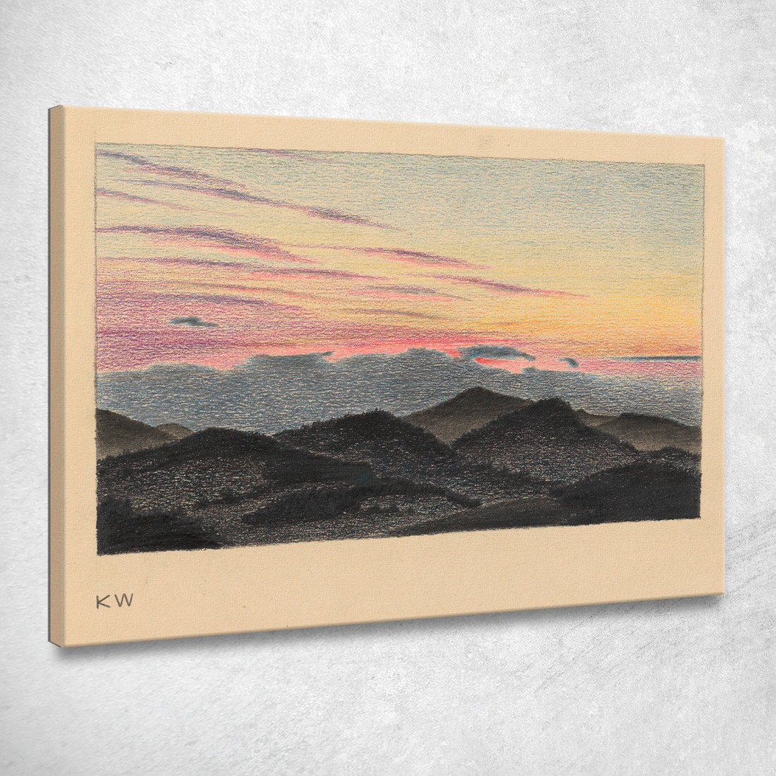 Studio Sulla Natura Senza Titolo I Karl Wiener kwn570 quadro stampato su tela Studio Sulla Natura Senza Titolo I Karl Wiener kwn570 quadro stampato su tela
