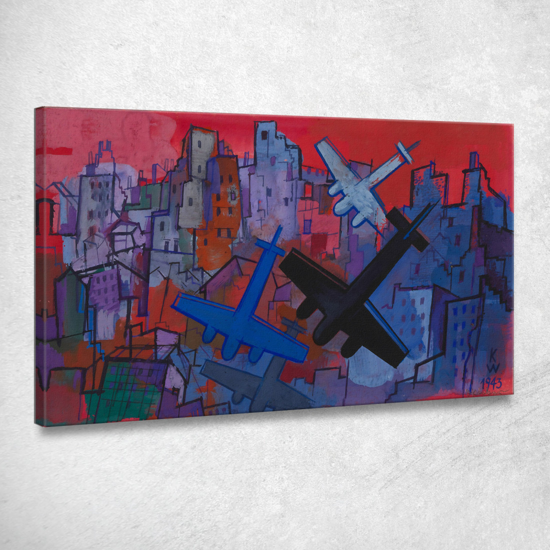 Ottobre Karl Wiener kwn620 quadro stampato su tela Ottobre Karl Wiener kwn620 quadro stampato su tela