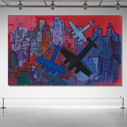 Ottobre Karl Wiener kwn620 quadro stampato su tela