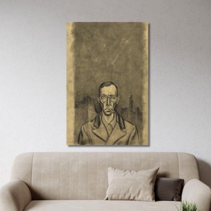 Autoritratto 2 Karl Wiener kwn657 quadro stampato su tela