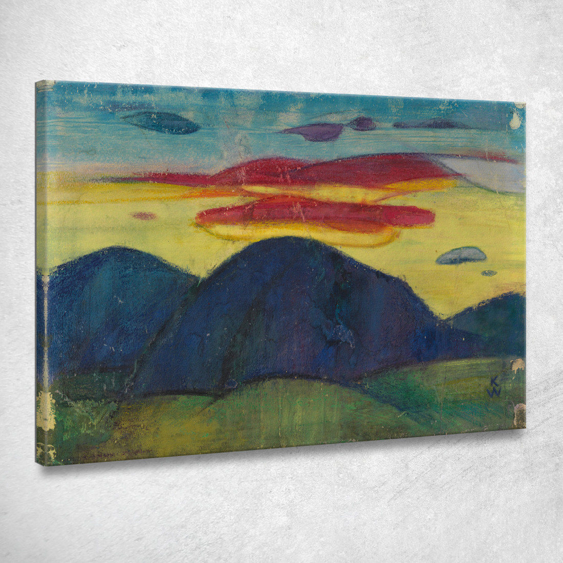 Tramonto 5 Karl Wiener kwn673 quadro stampato su tela Tramonto 5 Karl Wiener kwn673 quadro stampato su tela