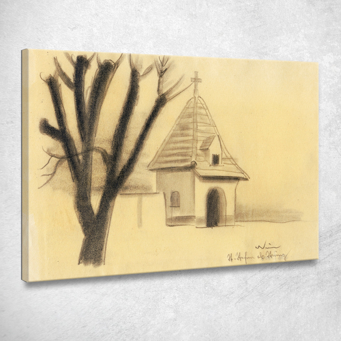 Santo Stefano Karl Wiener kwn678 quadro stampato su tela Santo Stefano Karl Wiener kwn678 quadro stampato su tela