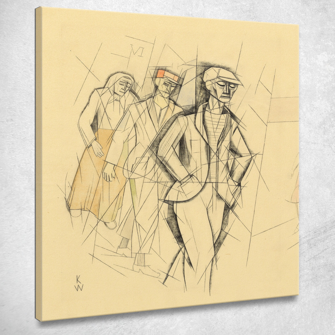 Il Dannato Karl Wiener kwn691 quadro stampato su tela Il Dannato Karl Wiener kwn691 quadro stampato su tela