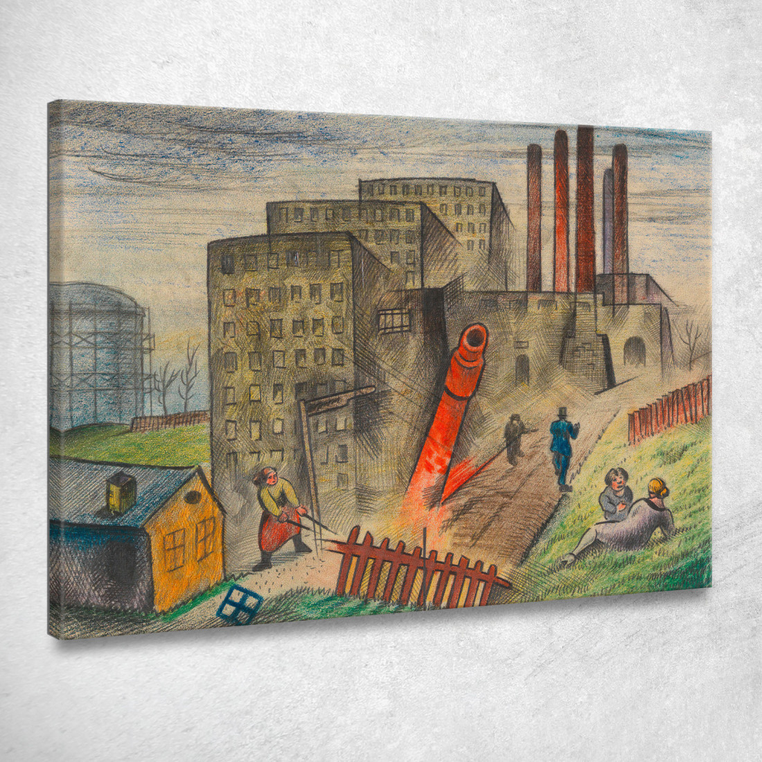 Sobborgo Iii Karl Wiener kwn724 quadro stampato su tela Sobborgo Iii Karl Wiener kwn724 quadro stampato su tela