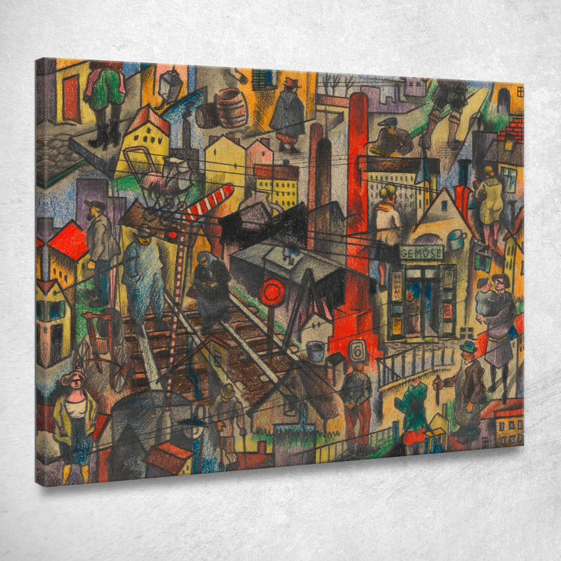 Sobborgo Iv Karl Wiener kwn725 quadro stampato su tela Sobborgo Iv Karl Wiener kwn725 quadro stampato su tela