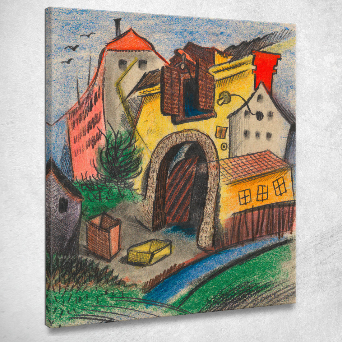 Sobborgo Vii Karl Wiener kwn728 quadro stampato su tela Sobborgo Vii Karl Wiener kwn728 quadro stampato su tela