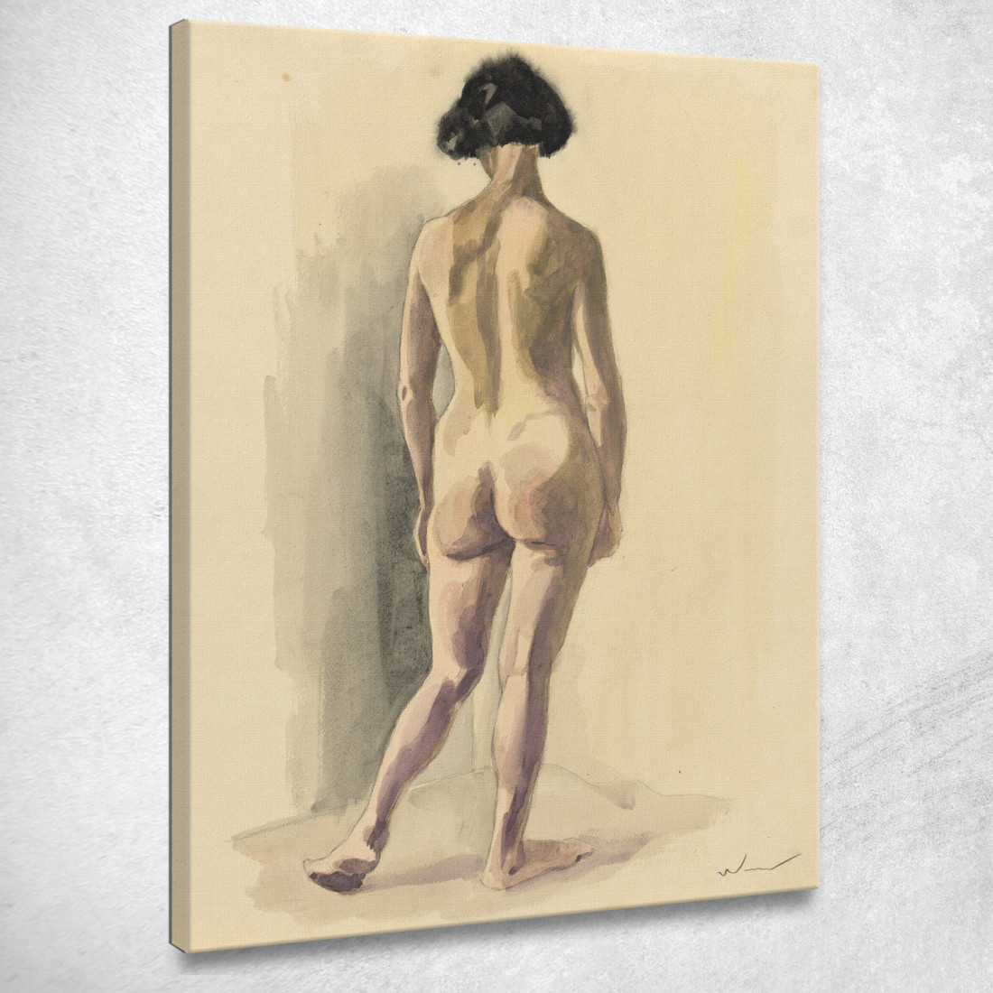 Nudo Femminile Vii Karl Wiener kwn745 quadro stampato su tela Nudo Femminile Vii Karl Wiener kwn745 quadro stampato su tela