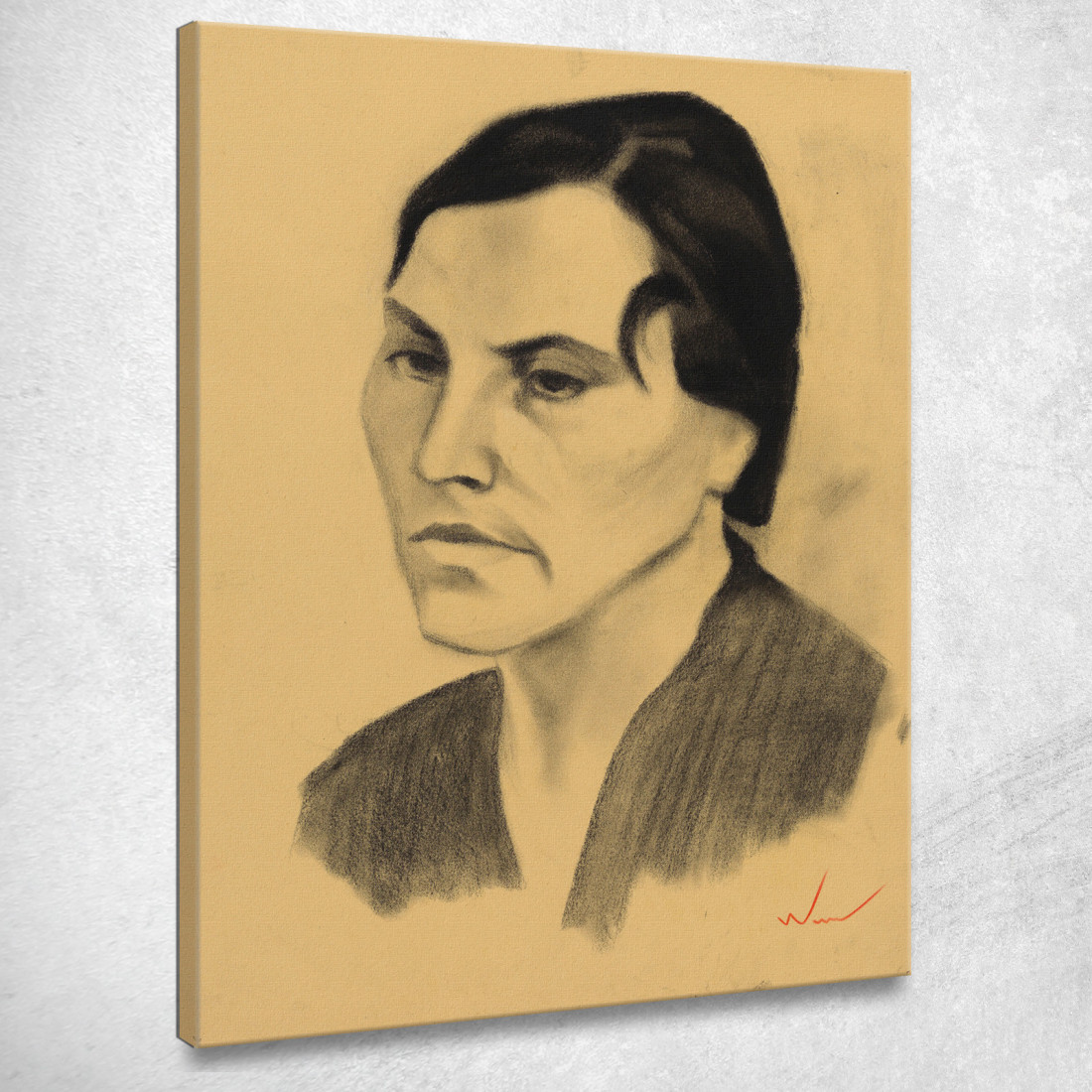 Ritratto Femminile Ix Karl Wiener kwn761 quadro stampato su tela Ritratto Femminile Ix Karl Wiener kwn761 quadro stampato su tela