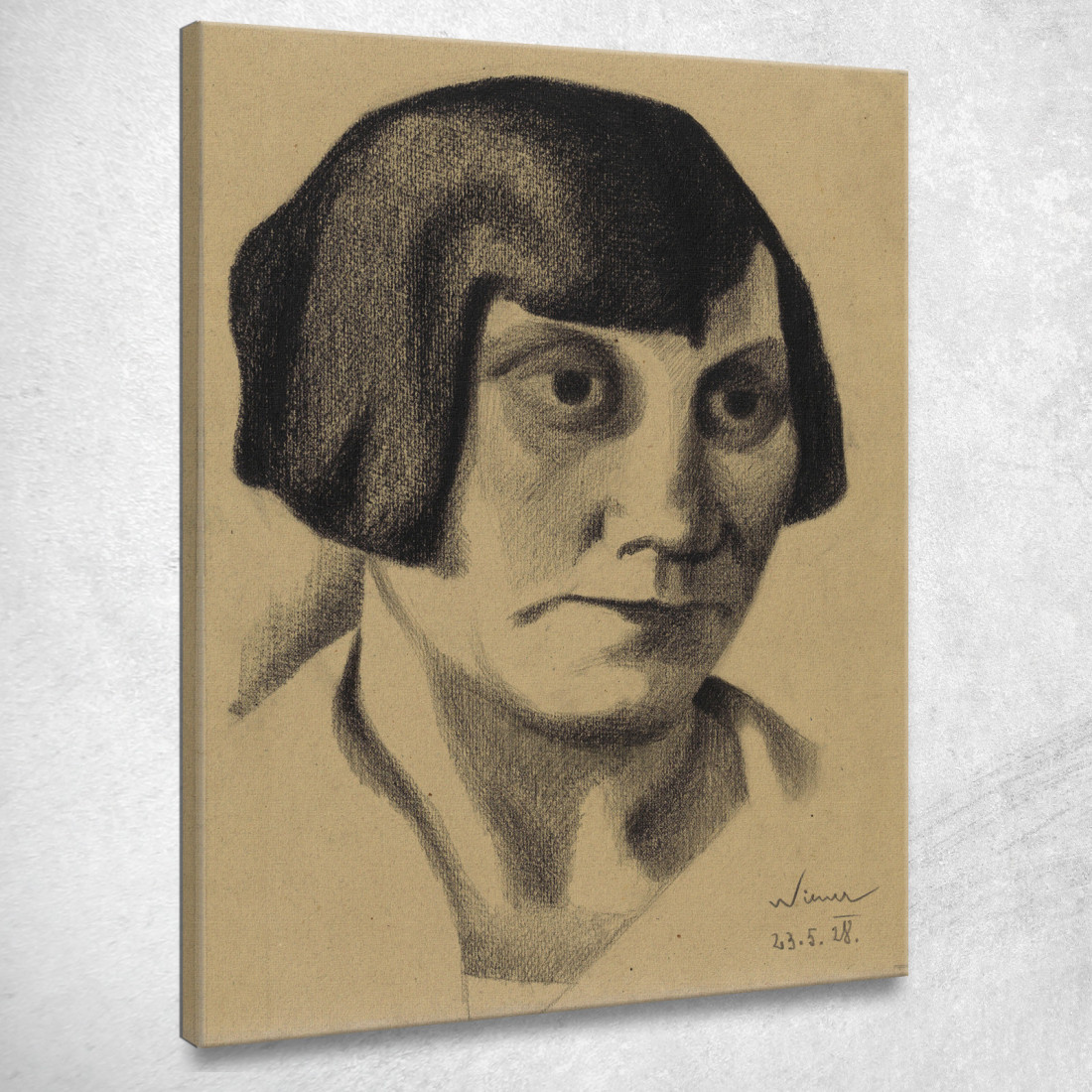 Ritratto Femminile V Karl Wiener kwn762 quadro stampato su tela Ritratto Femminile V Karl Wiener kwn762 quadro stampato su tela