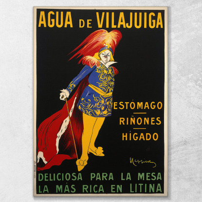 Acqua Di Vilajuïga Leonetto Cappiello lcp2 quadro stampato su tela