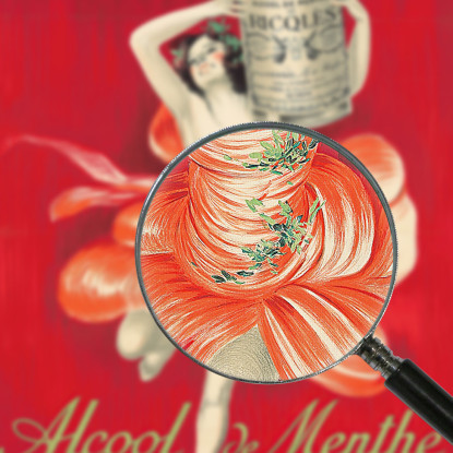 Ricqlès Menta Alcool Leonetto Cappiello lcp3 quadro stampato su tela