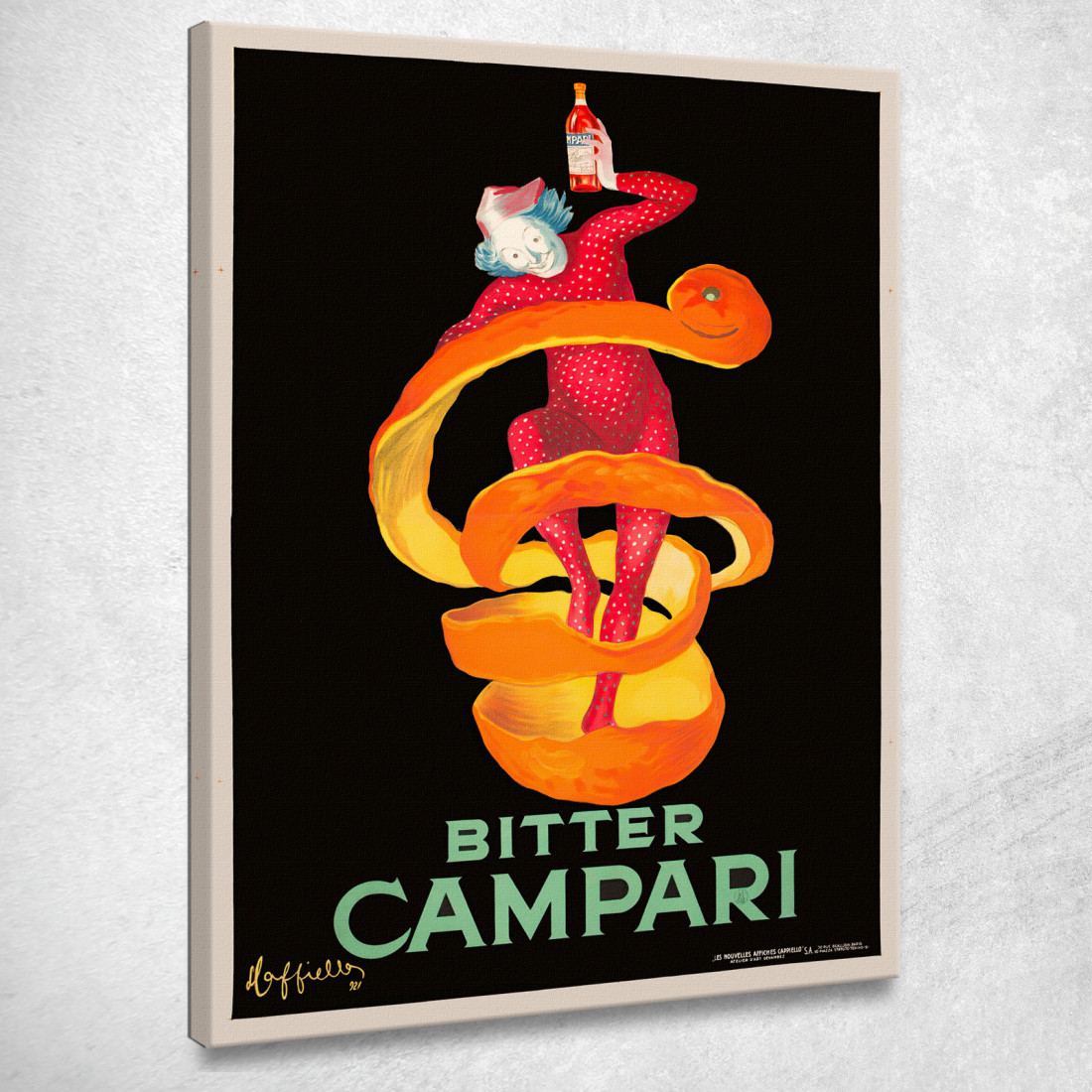 Campari Amaro Leonetto Cappiello lcp13 quadro stampato su tela Campari Amaro Leonetto Cappiello lcp13 quadro stampato su tela