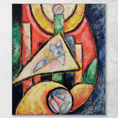 Astrazione 2 Marsden Hartley mhr1 quadro stampato su tela