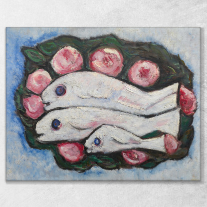 Banchetto In Silenzio Marsden Hartley mhr4 quadro stampato su tela