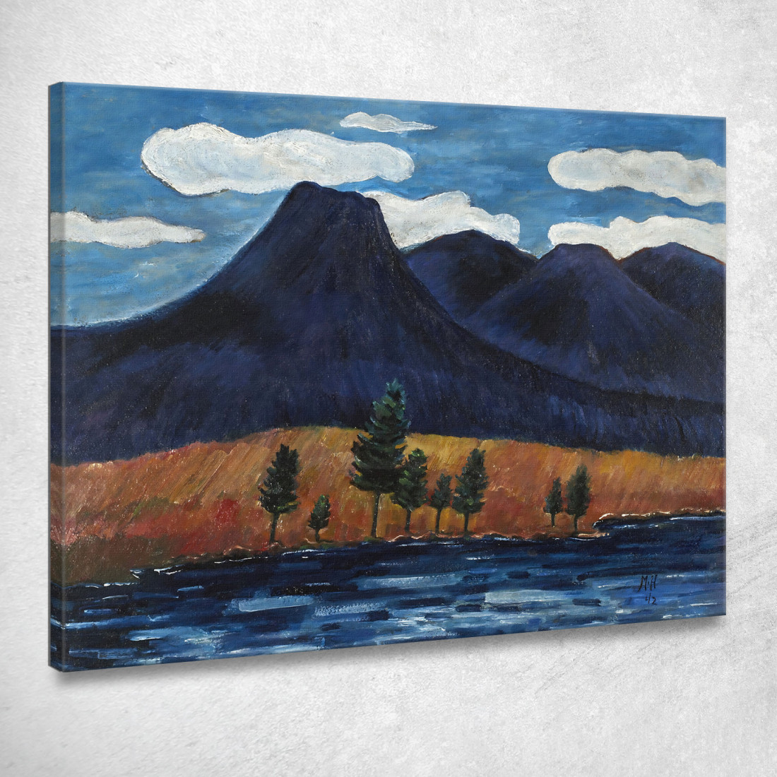 Paesaggio Blu Marsden Hartley mhr5 quadro stampato su tela Paesaggio Blu Marsden Hartley mhr5 quadro stampato su tela
