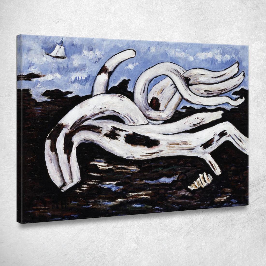 Legni Sul Bagaduce Marsden Hartley mhr8 quadro stampato su tela Legni Sul Bagaduce Marsden Hartley mhr8 quadro stampato su tela