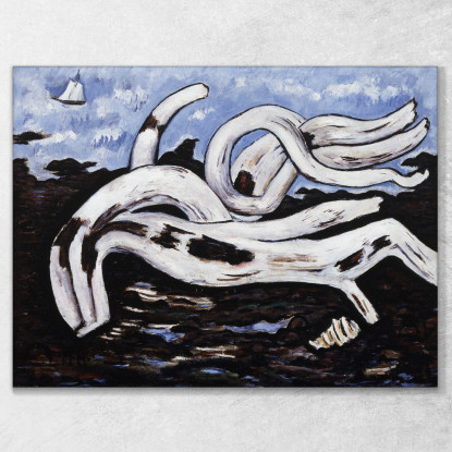 Legni Sul Bagaduce Marsden Hartley mhr8 quadro stampato su tela