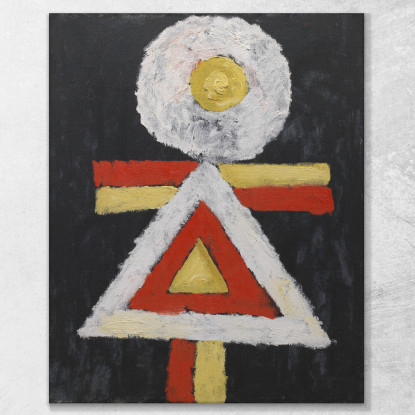 Figura Geometrica Marsden Hartley mhr11 quadro stampato su tela