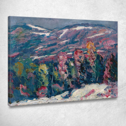 Canzone Dell'Inverno Marsden Hartley mhr34 quadro stampato su tela