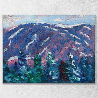 Canzoni D'Inverno N. 3 Marsden Hartley mhr35 quadro stampato su tela