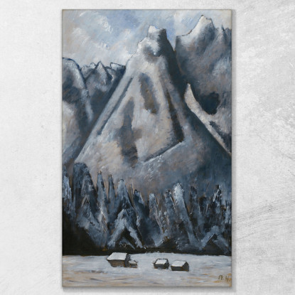 Waxenstein Peaks Garmisch-Partenkirchen Marsden Hartley mhr53 quadro stampato su tela