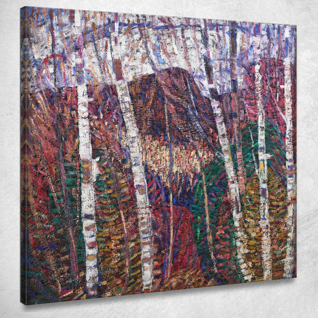 Betulle Bianche Marsden Hartley mhr56 quadro stampato su tela Betulle Bianche Marsden Hartley mhr56 quadro stampato su tela