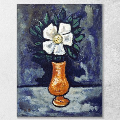 Fiore Bianco Marsden Hartley mhr57 quadro stampato su tela