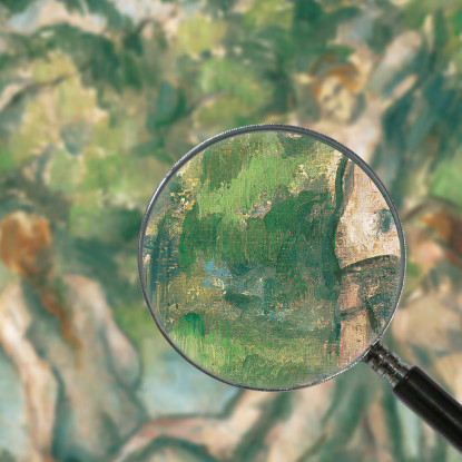 Bagnanti Paul Cézanne pcz10 quadro stampato su tela
