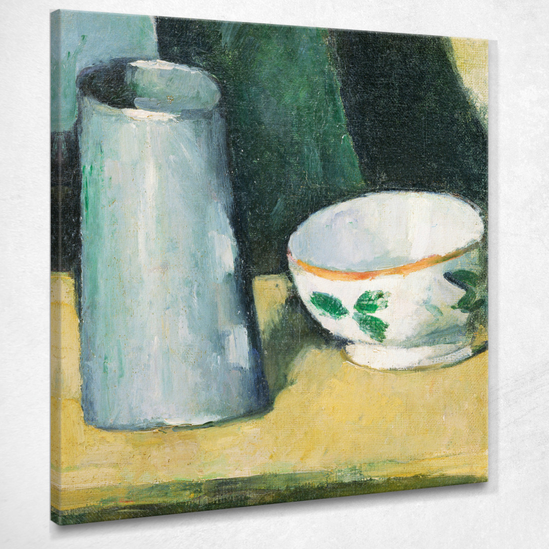 Ciotola E Lattiera Paul Cézanne pcz12 quadro stampato su tela Ciotola E Lattiera Paul Cézanne pcz12 quadro stampato su tela